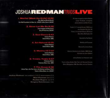 CD Joshua Redman: Trios Live