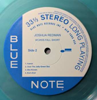 LP Joshua Redman: Words Fall Short CLR