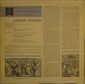 LP Josquin Des Prés: Výběr Z Vokálních Skladeb