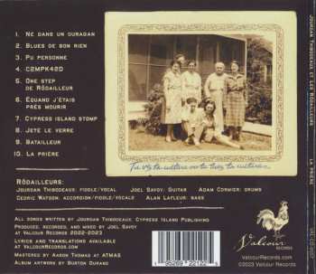CD Jourdan Thibodeaux Et Les Rôdailleurs: La Prière