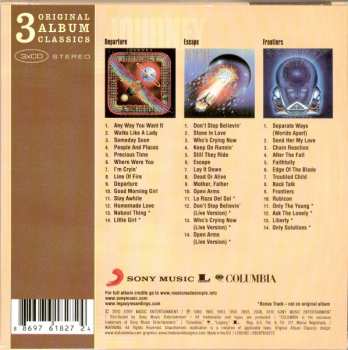 3CD/Dobozkészlet Journey: 3 Original Album Classics