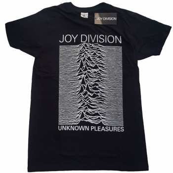 Merch Joy Division: Póló Unknown Pleasures White On Black 