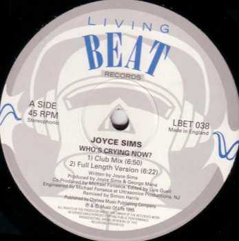 Album Joyce Sims: Who's Crying Now?