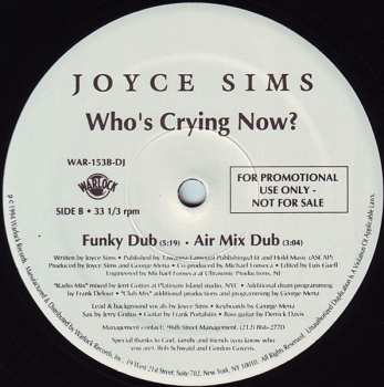 LP Joyce Sims: Who's Crying Now?