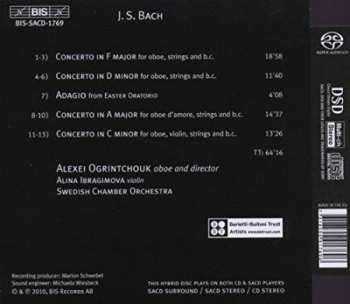 SACD Johann Sebastian Bach: Oboe Concertos