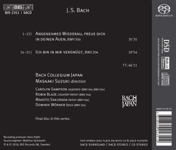 SACD Johann Sebastian Bach: Secular Cantatas, Vol. 10 'Cantatas Of Contentment' (BWV 30a, 204)