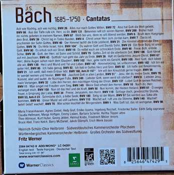 20CD/Dobozkészlet Johann Sebastian Bach: Cantatas