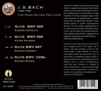 CD Johann Sebastian Bach: The Four Suites For Lute