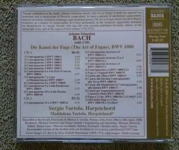 2CD Johann Sebastian Bach: The Art of Fugue, BWV 1080