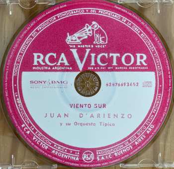 CD Juan D'Arienzo Y Su Orquesta Típica: Viento Sur 1954-1955