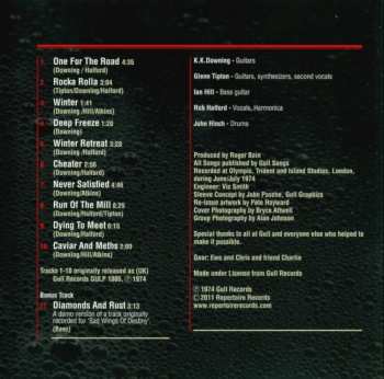 CD Judas Priest: Rocka Rolla DIGI