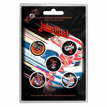 Merch Judas Priest: Kitűző készlet Turbo 