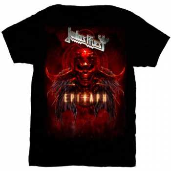 Merch Judas Priest: Póló Epitaph Red Horns 