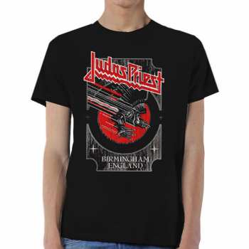 Merch Judas Priest: Póló Silver And Red Vengeance 