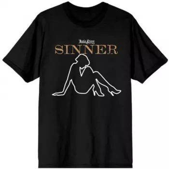 Póló Sin After Sin Sinner Slogan Lady