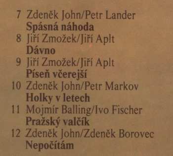 LP Judita Čeřovská: Akropolis, Adieu