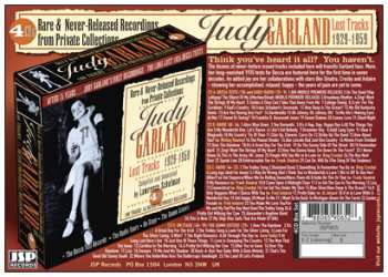 4CD/Dobozkészlet Judy Garland: Lost Tracks 1929 - 1959