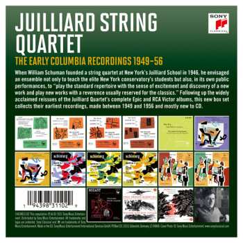 16CD/Dobozkészlet Juilliard String Quartet: The Early Columbia Recordings 1949-1956
