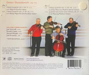 2CD Dmitri Shostakovich: String Quartets | Nos. 3, 14 & 15 | Piano Quintet