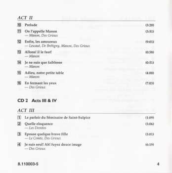 3CD Jules Massenet: Manon