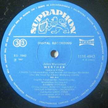 3LP/Dobozkészlet Pavel Kühn: Werther - Opera In 4 Acts