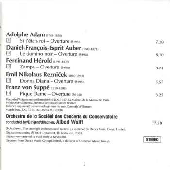 CD Orchestre De La Société Des Concerts Du Conservatoire: Scènes Pittoresques - Sccènes Alsaciennes