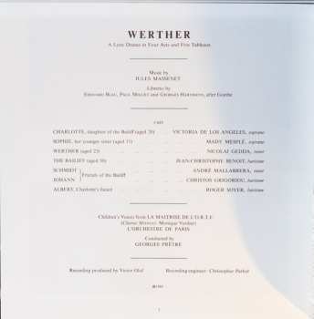 3LP/Dobozkészlet Georges Prêtre: Werther (3xLP + BOX + BOOKLET)