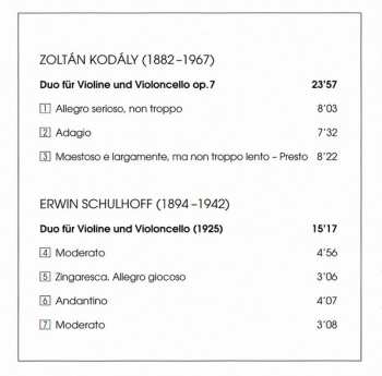 CD Maurice Ravel: Duo Sessions
