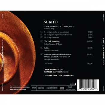 CD Julia Hwang: Subito