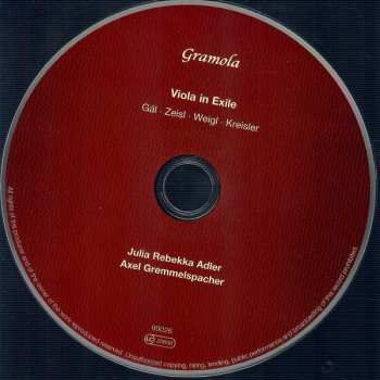 CD Fritz Kreisler: Viola In Exile