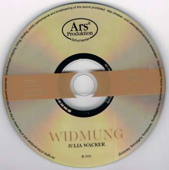 CD Julia Wacker: Widmung