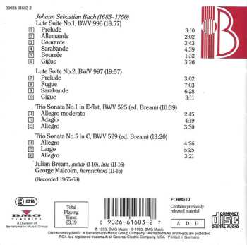 CD Johann Sebastian Bach: Lute Suites · Trio Sonatas