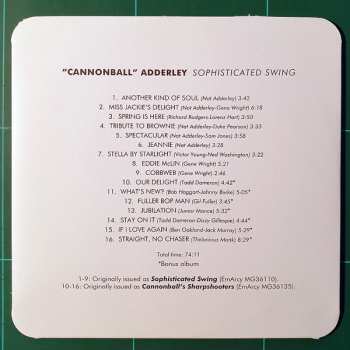 CD Cannonball Adderley: Sophisticated Swing