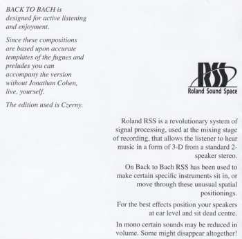 CD Steve Hackett: Back To Bach