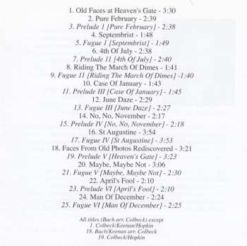 CD Steve Hackett: Back To Bach