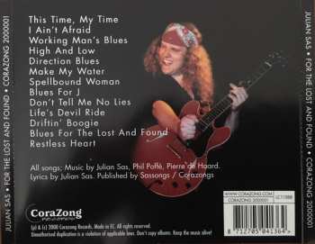 CD Julian Sas: For The Lost And Found
