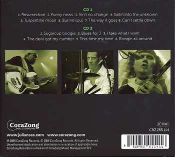 2CD Julian Sas: Wandering Between Worlds
