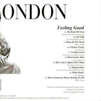 CD Julie London: Love Letters / Feeling Good