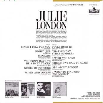 CD Julie London: You Don't Have To Be A Baby To Cry LTD