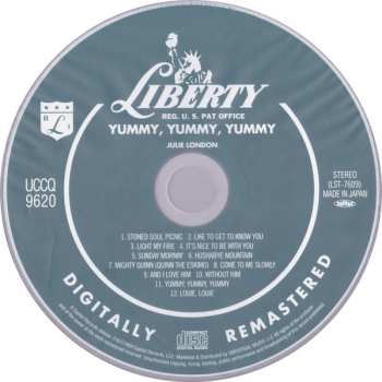 CD Julie London: Yummy, Yummy, Yummy LTD