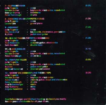 2CD Julie Tippetts: Illusion