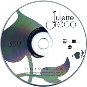 2CD Juliette Gréco: Je Suis Comme Je Suis