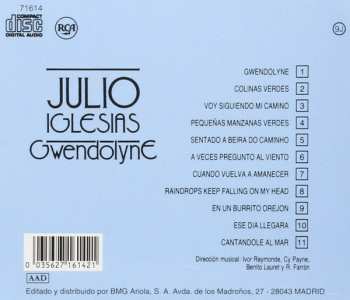 CD Julio Iglesias: Gwendolyne