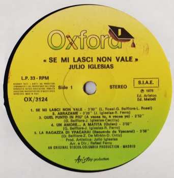 3LP/Dobozkészlet Julio Iglesias: Special