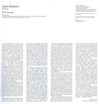 2LP Julius Eastman: Femenine