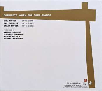 2CD Julius Eastman: Three Extended Pieces For Four Pianos