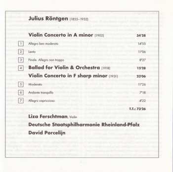CD Liza Ferschtman: The Violin Concertos