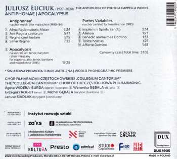 CD Chor Filharmonii Częstochowskiej Collegium Cantorum: Antiphonae / Apocalypsis