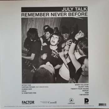 LP July Talk: Remember Never Before CLR