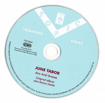 CD June Tabor: Airs And Graces DLX